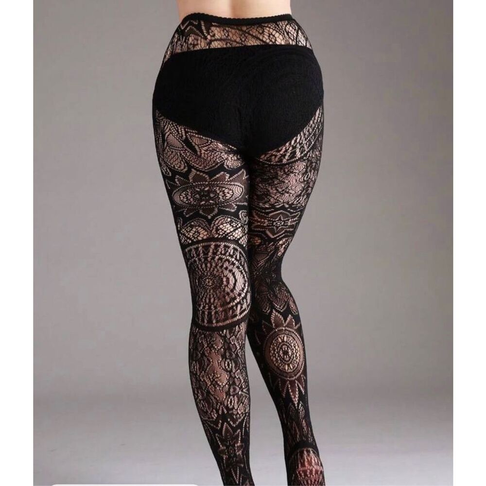 Patterned Tights - Picture 3 of 5